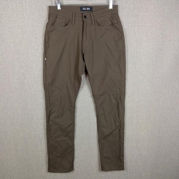 Duer Other - Duer No Sweat Relaxed Taper Pants Mens Size 30X32 Stretch Business Hiking Casual